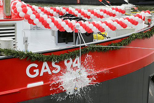 Schiffstaufe "Gas 94" HGK Shipping